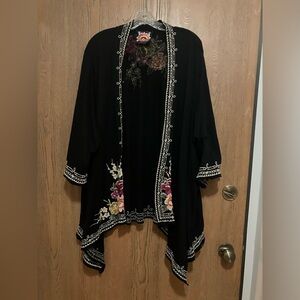 EUC Johnny Was waterfall cardigan, 2X
